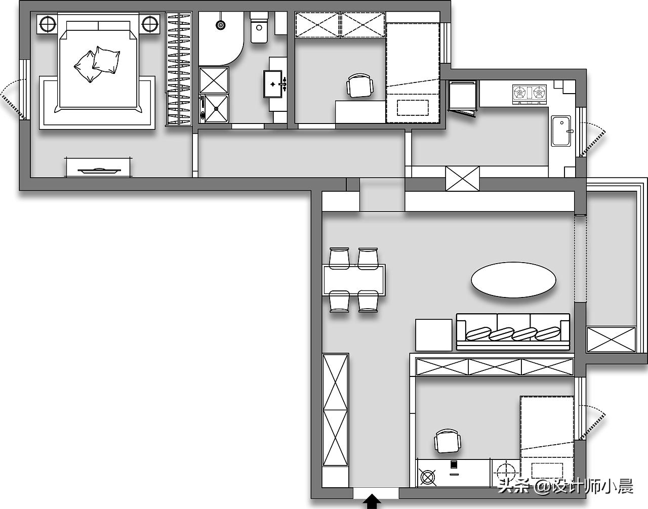 装饰装修设计效果图-你见过哪些让人惊艳的简约风室内装修设计案例？