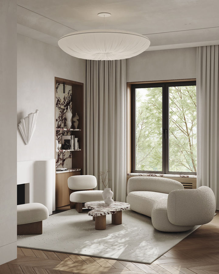 装饰装修设计效果图-你见过哪些让人惊艳的简约风室内装修设计案例？