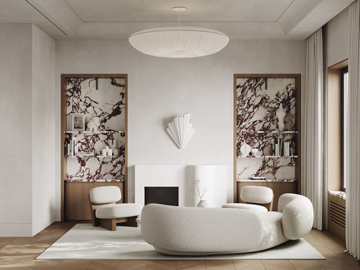 装饰装修设计效果图-你见过哪些让人惊艳的简约风室内装修设计案例？