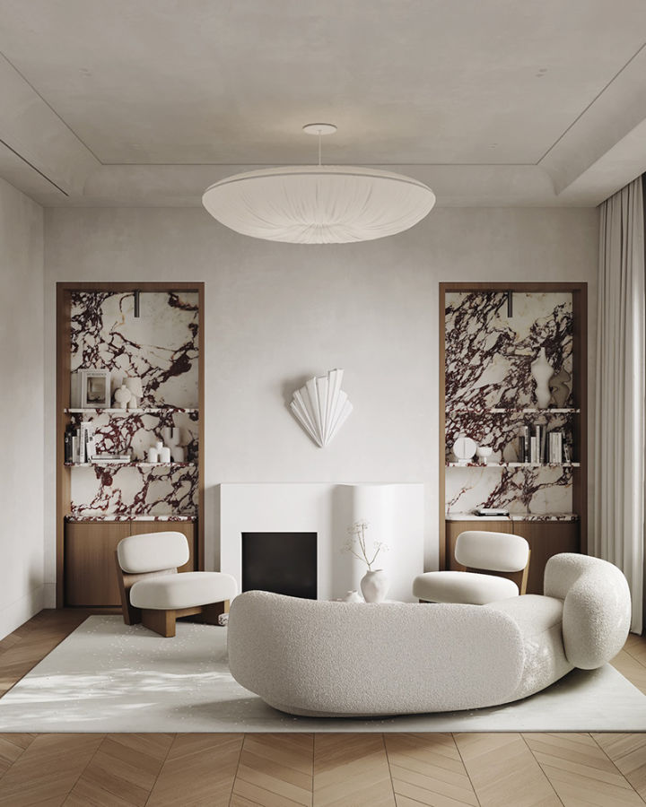 装饰装修设计效果图-你见过哪些让人惊艳的简约风室内装修设计案例？