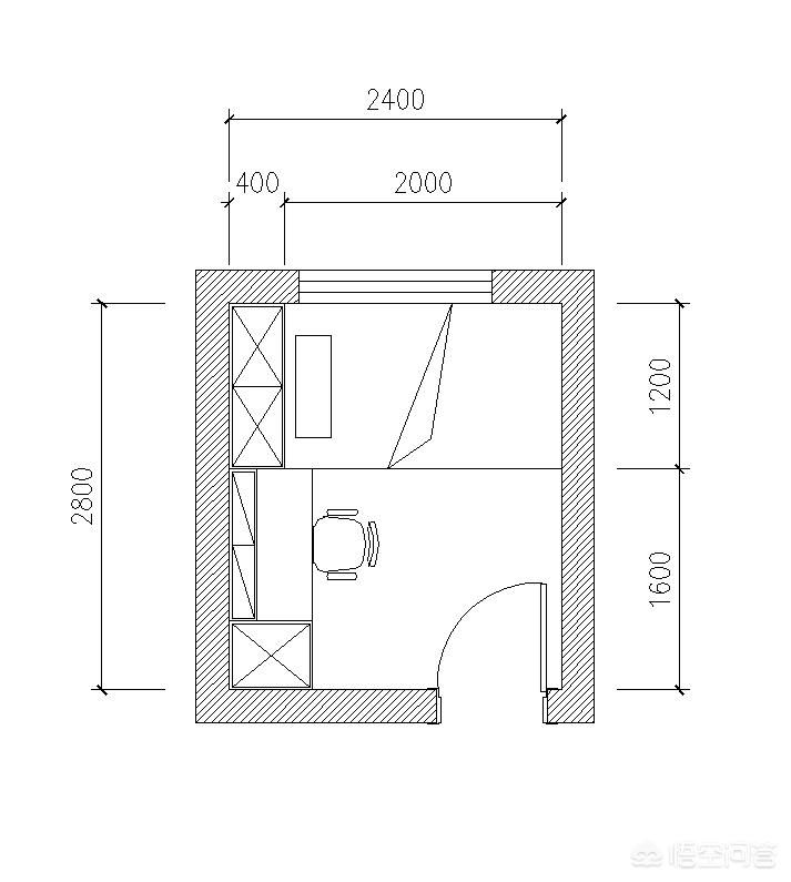 家装设计图效果图卧室怎么画-两个卧室中间是卫生间装修效果？
