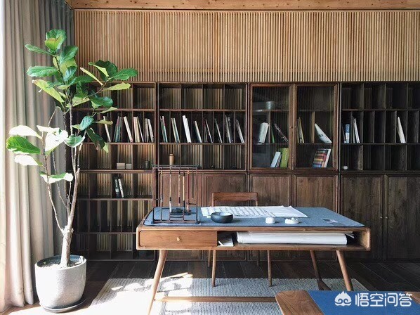 新中式风格书柜效果图大全-有哪些值得推荐的中式书柜款式？