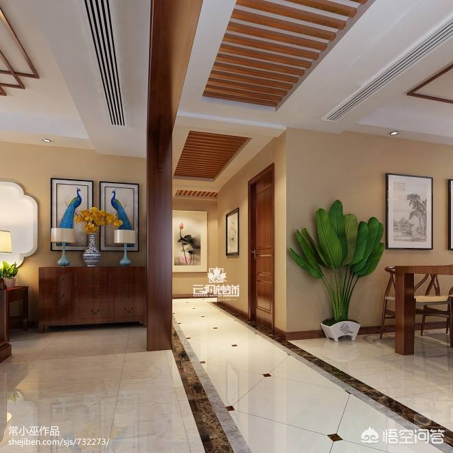 室内吊顶简单装修图-室内装修可以先吊顶吗？