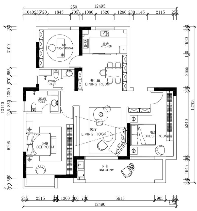 家装设计图册-一套家装设计有多少张图纸呢？