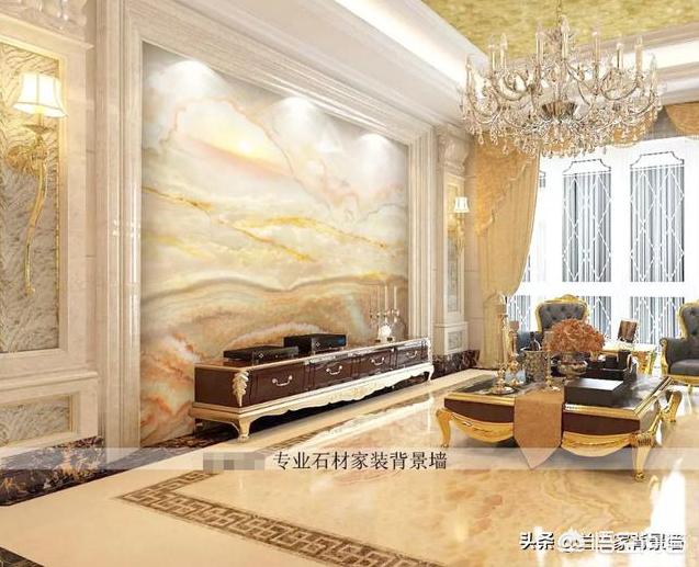 大宅装修效果图-农村的两层小别墅怎么装修好？客厅全屋贴瓷砖，电视背景墙该怎么设计？