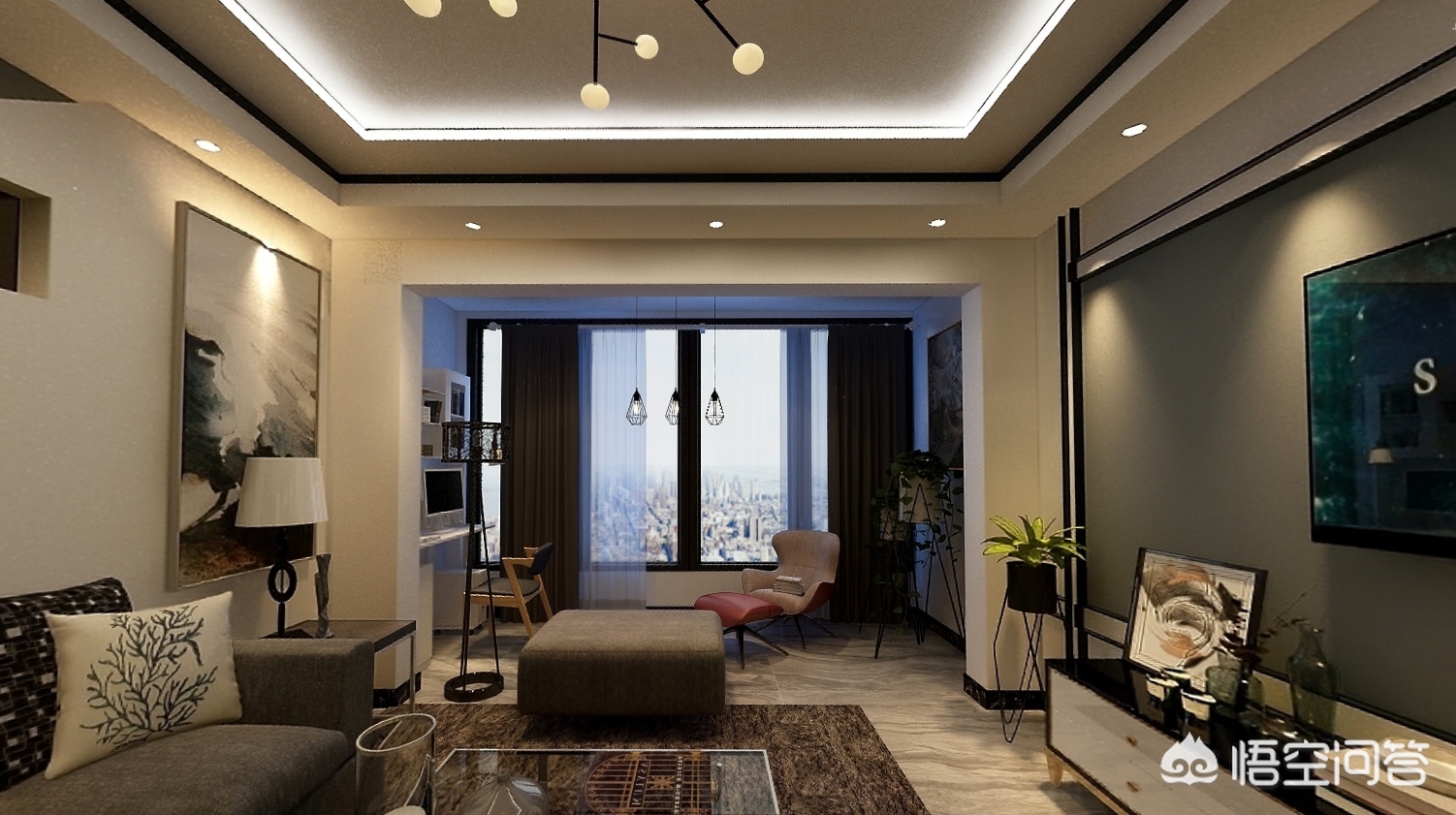 110平米三室一厅简装设计图-110平米三室一厅全包装修费用？