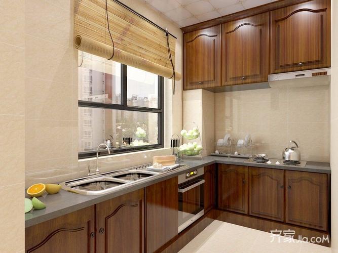 新中式书橱柜图片大全-新中式厨房橱柜装什么颜色好看？