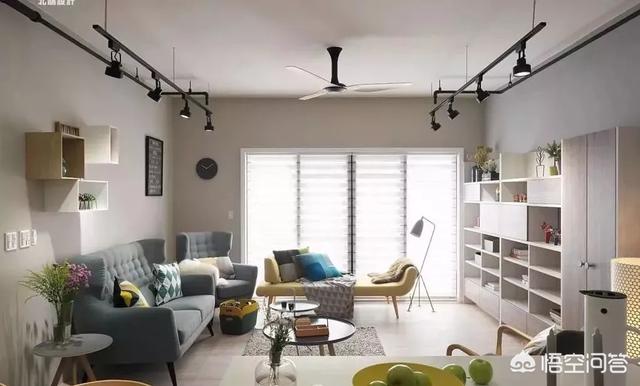 家庭装修吊顶效果图-装修客厅不吊顶，走一圈宽石膏线好看吗？还有哪些好的建议？