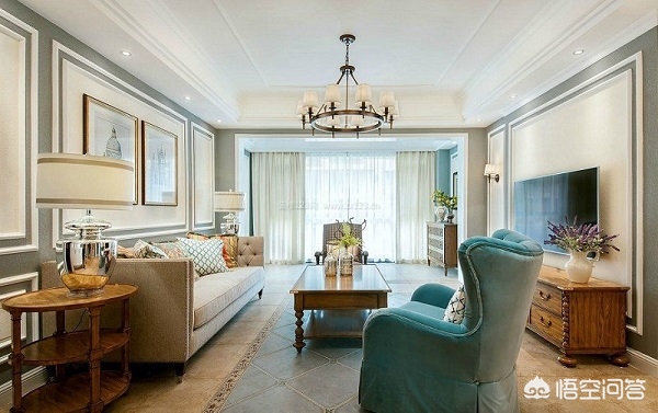家庭装修吊顶效果图-装修客厅不吊顶，走一圈宽石膏线好看吗？还有哪些好的建议？