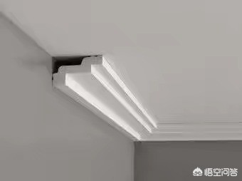 家庭装修吊顶效果图-装修客厅不吊顶，走一圈宽石膏线好看吗？还有哪些好的建议？