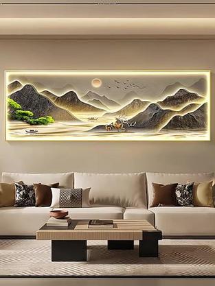 家装墙画有些什么好看的-家装壁画客厅挂画有哪些讲究?什么风格挂画好？